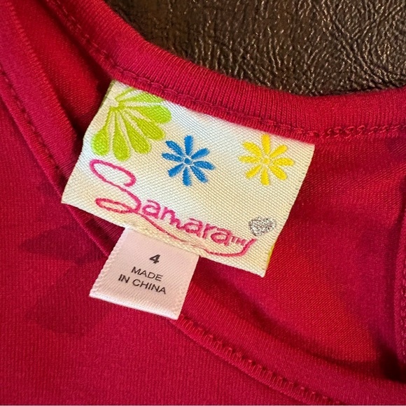 Elegant Red Kids Formal Dress Size 4 - Picture 2 of 6